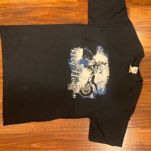 SPAM Hog Heaven Motorcycle t-shirt with a unique graphic design. Adult M